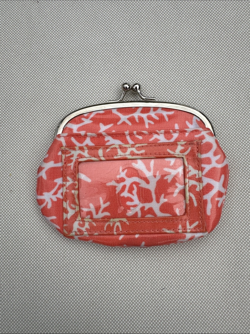 Coral Pink I.D. Coin Purse